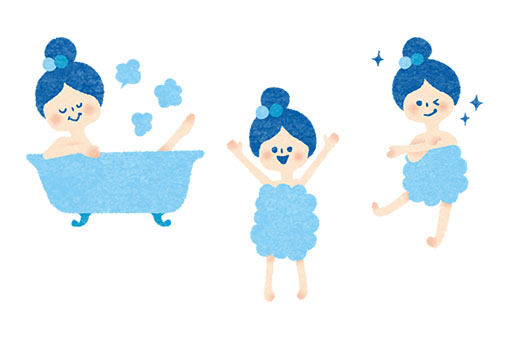 「ぽかぽか」「すっきり」「すべすべ」