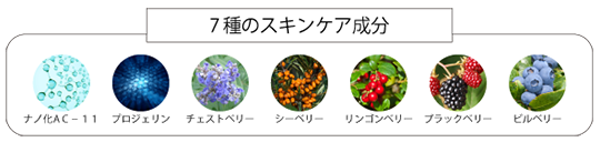 7種のエイジングケア成分